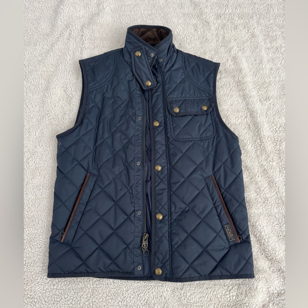 blue Ralph Lauren men’s quilted vest! Paid $200 new. Barely worn! Men’s sz Small